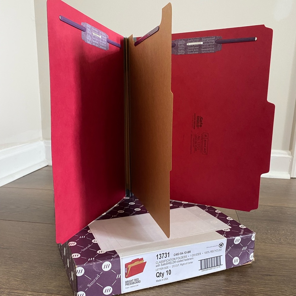 Smead file folders Brand new
